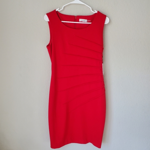 Calvin Klein Dresses & Skirts - Calvin Klein,size 8,red dress